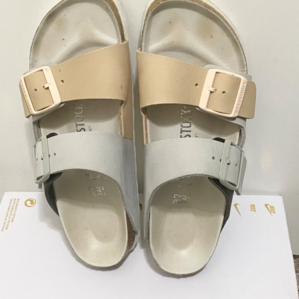 Birkenstock Arizona Size 37 Women’s multi Color Sandals - Picture 4 of 10